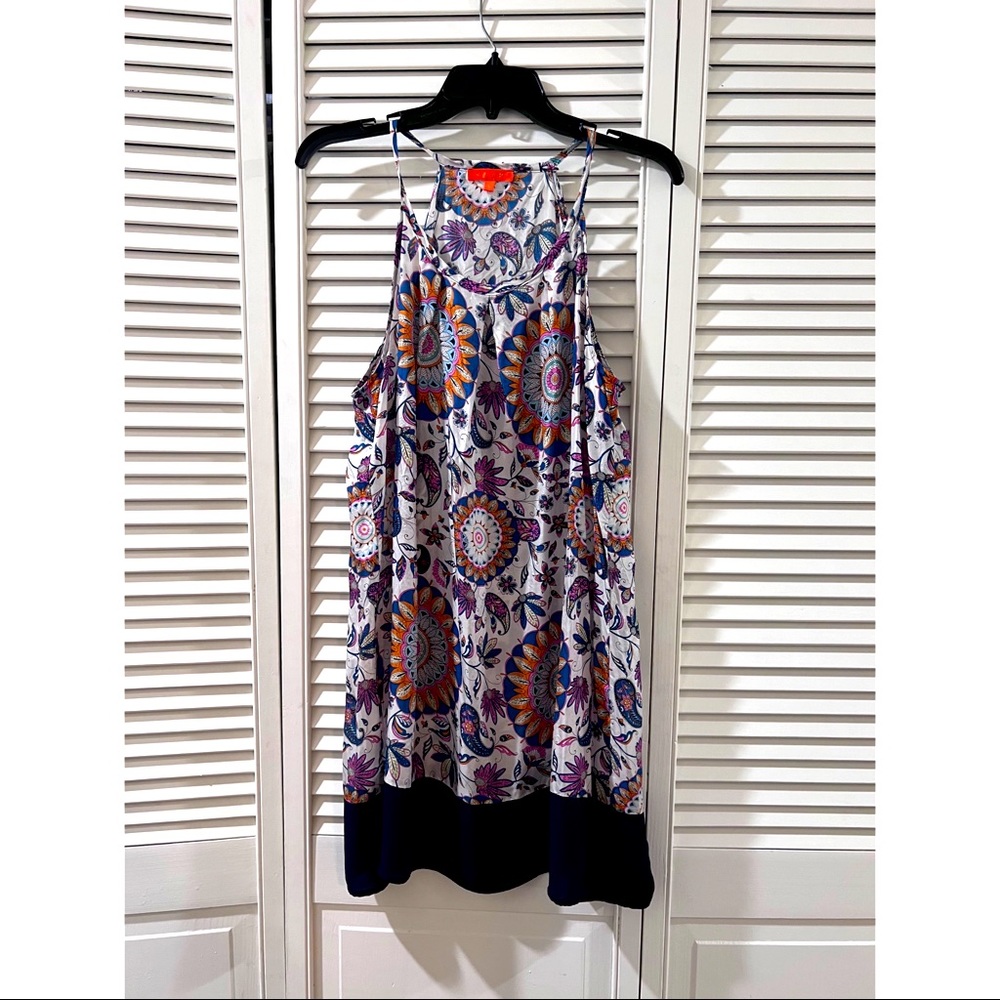 Glam Colorful Print Dress